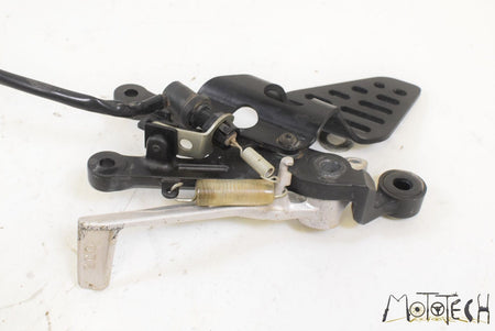2012 Yamaha YZFR6 YZF R6 Front Right Footpeg Mount & Brake Pedal 2C0-27443-10-00 {{ shop.shopifyCountryName }} - Mototech271
