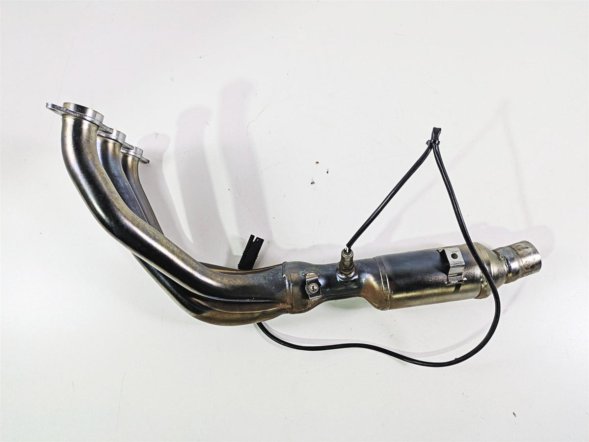 2014 BMW K1600 GTL K48 Left Exhaust Header Manifold + Heat Shield 18518546714 {{ shop.shopifyCountryName }} - Mototech271