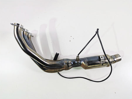 2014 BMW K1600 GTL K48 Left Exhaust Header Manifold + Heat Shield 18518546714 {{ shop.shopifyCountryName }} - Mototech271