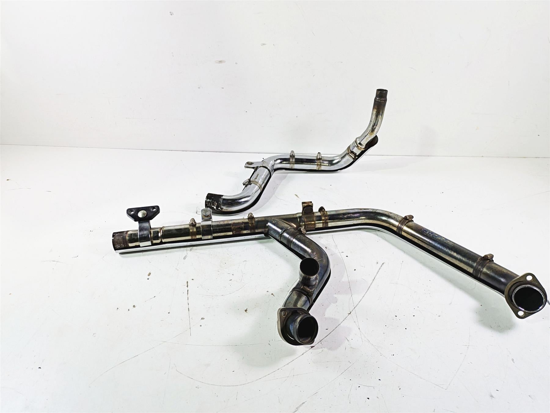 2005 Harley Softail FLSTSCI Heritage Springer Exhaust Pipe Header Set 65513-00A {{ shop.shopifyCountryName }} - Mototech271