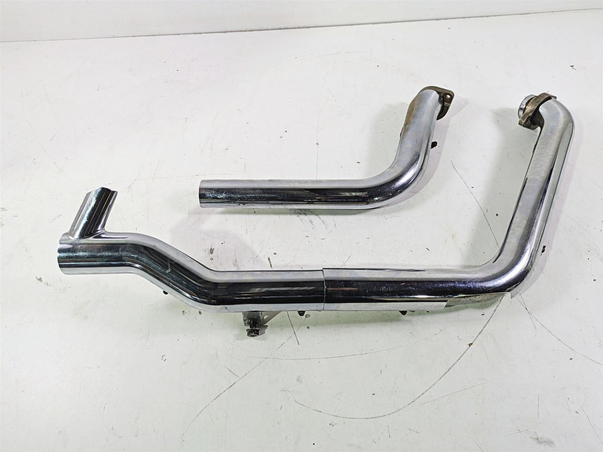2004 Harley Softail FLSTF Fat Boy Stock Exhaust Header Manifold Set 65499-00A {{ shop.shopifyCountryName }} - Mototech271