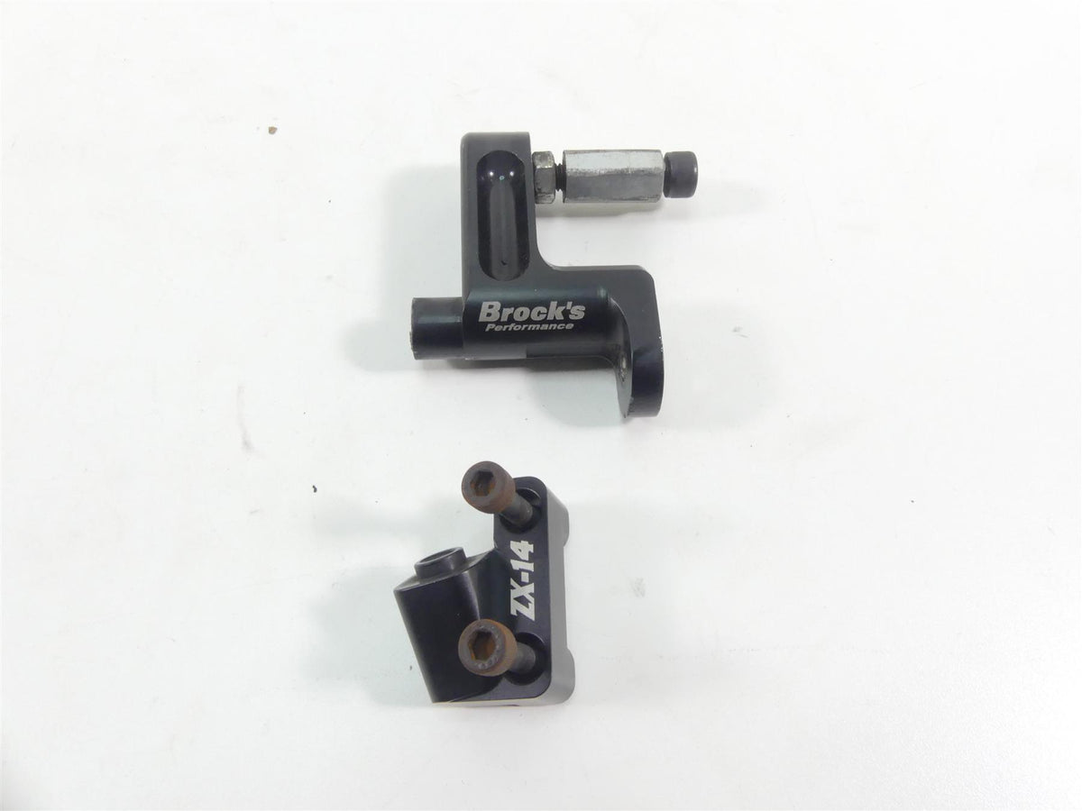 2012 Kawasaki ZX1400 ZX14R Ninja Brocks Steering Damper Mount Kit 789511 {{ shop.shopifyCountryName }} - Mototech271