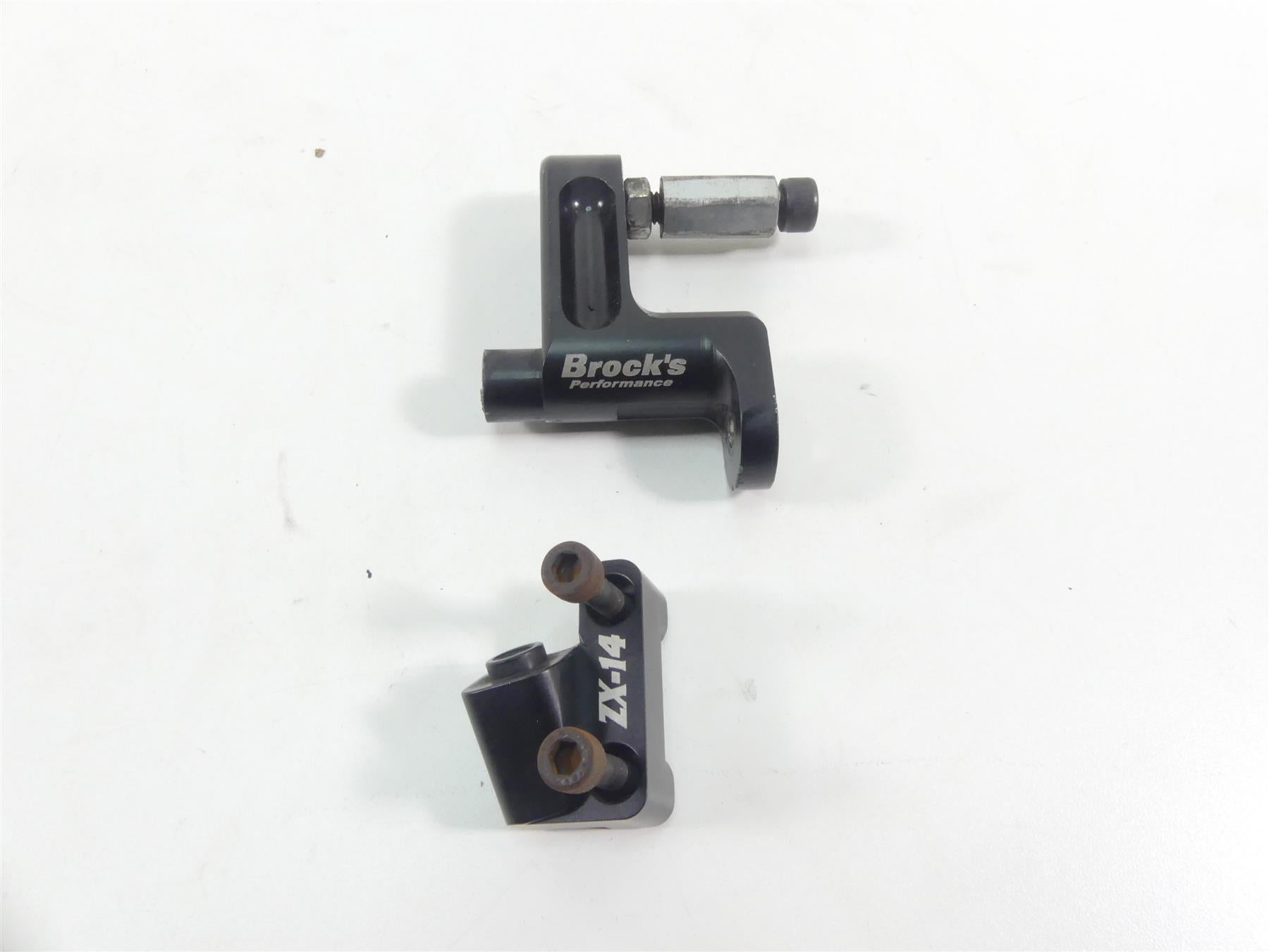2012 Kawasaki ZX1400 ZX14R Ninja Brocks Steering Damper Mount Kit 789511 {{ shop.shopifyCountryName }} - Mototech271