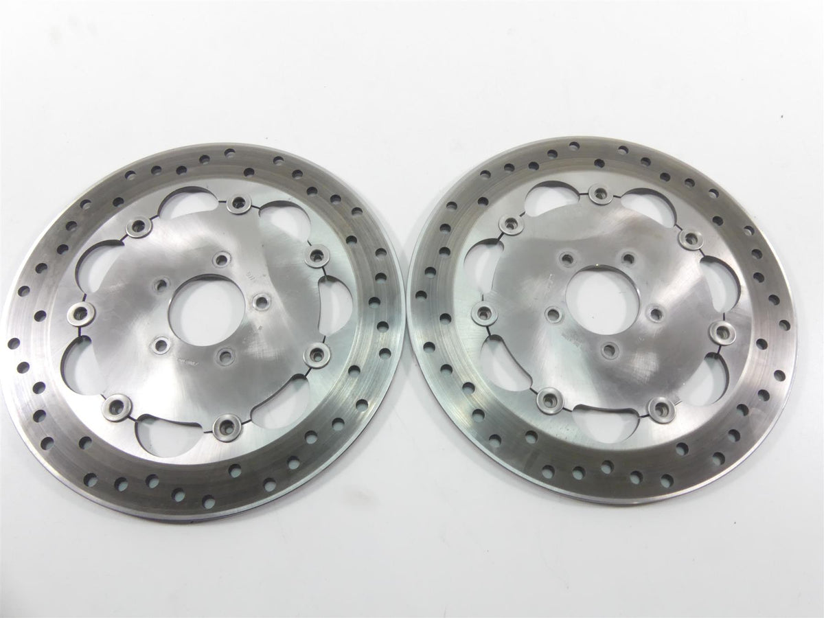2010 Harley FXDF Dyna Fat Bob Front Brake Rotor Disc Set 42040-06 {{ shop.shopifyCountryName }} - Mototech271