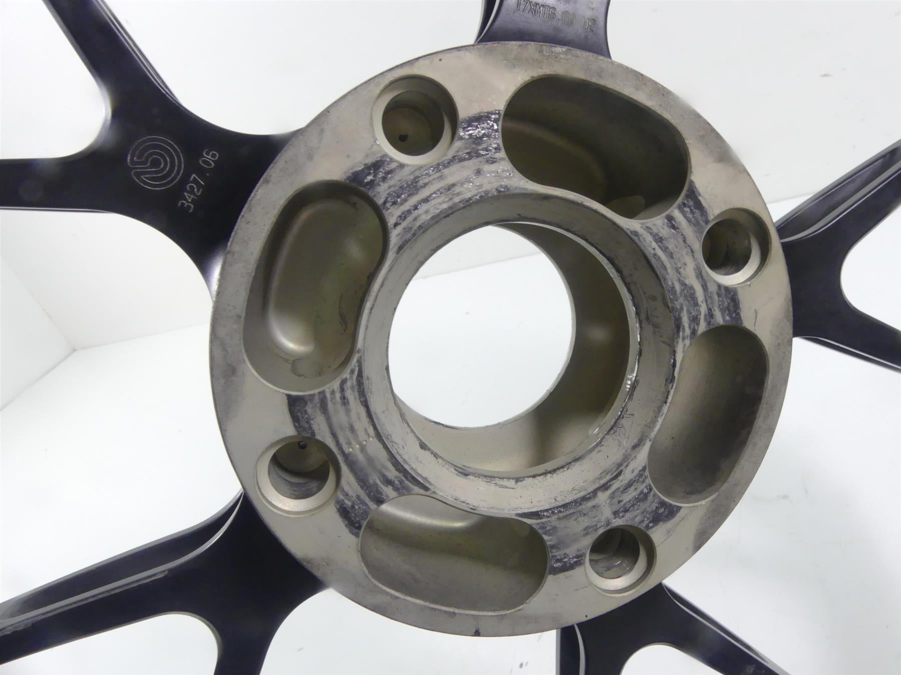 2008 Ducati 1098 S Rear Straight 17x6 Marchesini Forged Wheel Rim 50221251AB {{ shop.shopifyCountryName }} - Mototech271