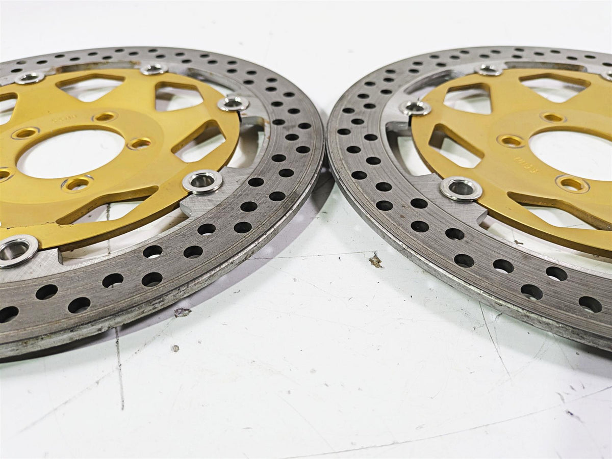 2005 Kawasaki ZX12R Ninja Front Brake Disc Rotor Set 41080-0001-488 {{ shop.shopifyCountryName }} - Mototech271
