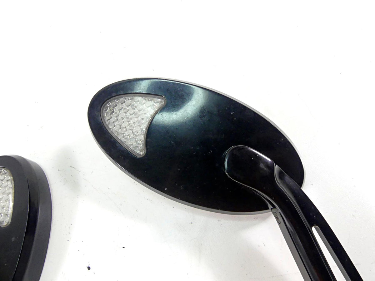 2014 Harley Dyna FXDB Street Bob Rivco Mirror & Turn Signal Blinker Set MIRLEDBK {{ shop.shopifyCountryName }} - Mototech271