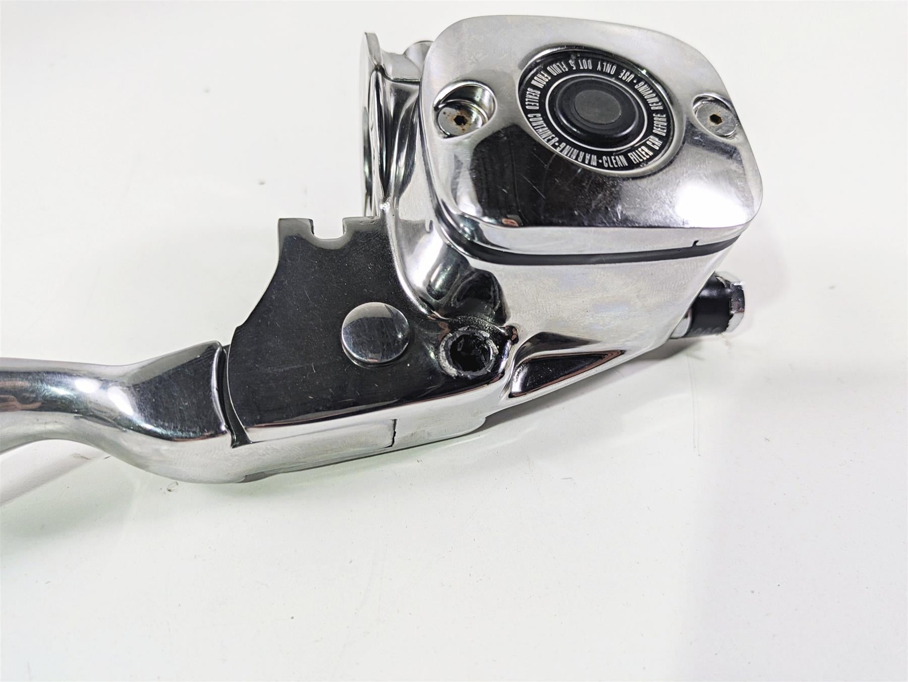 2001 Harley Touring FLHX Street Glide Chrome Front Brake Pump 11/16 41700737 {{ shop.shopifyCountryName }} - Mototech271