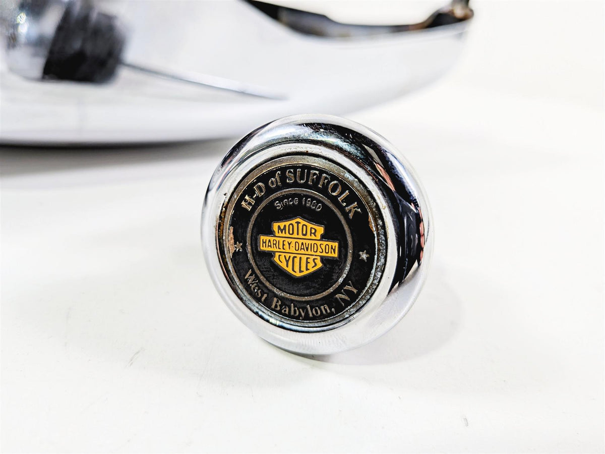 1995 Harley XL883 Sportster Hugger Chrome Oil Tank Cover & Dipstick {{ shop.shopifyCountryName }} - Mototech271