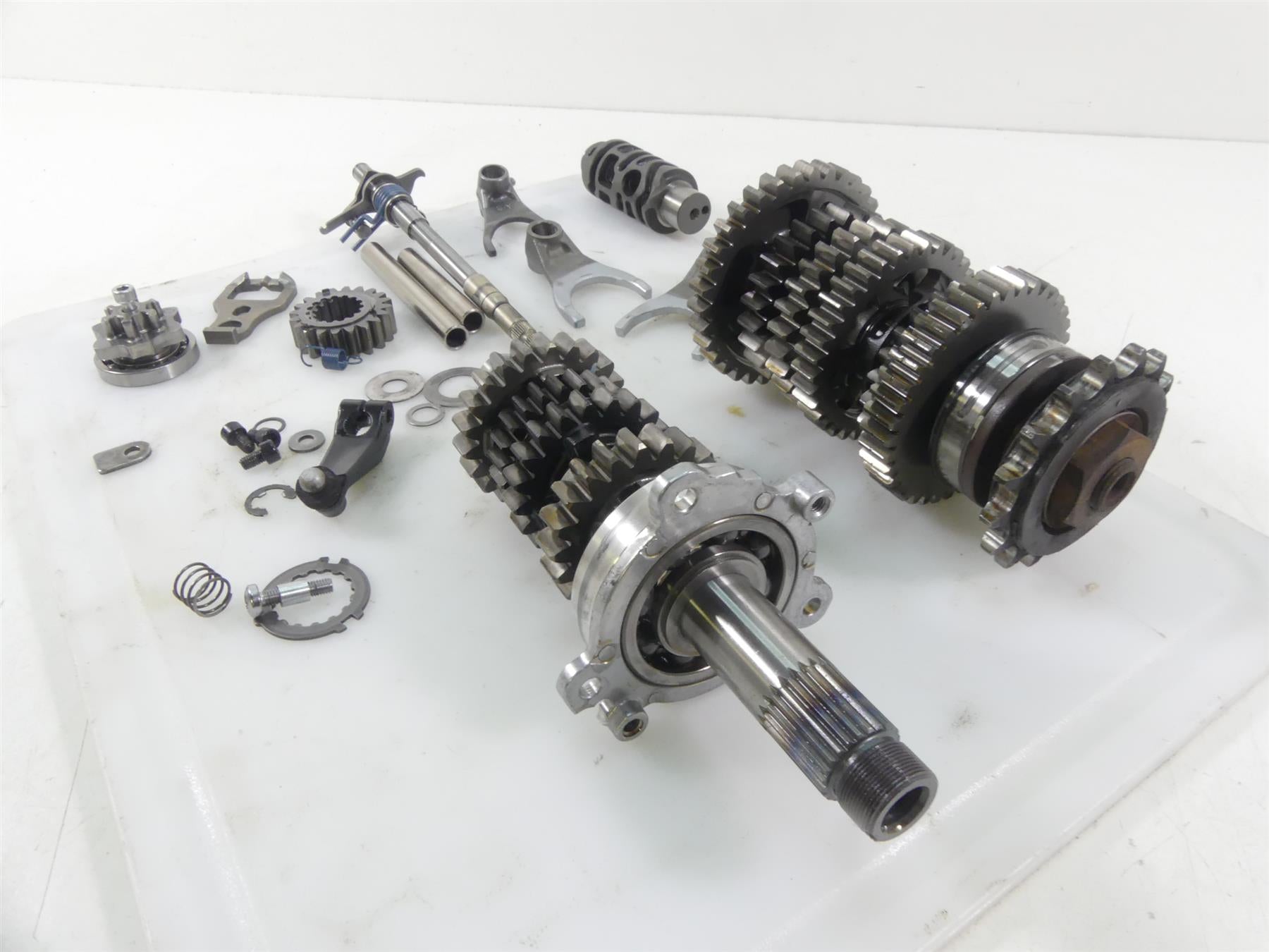 2019 Triumph Street Triple 765R Transmission Gears Shift Drum & Forks T1180296 {{ shop.shopifyCountryName }} - Mototech271