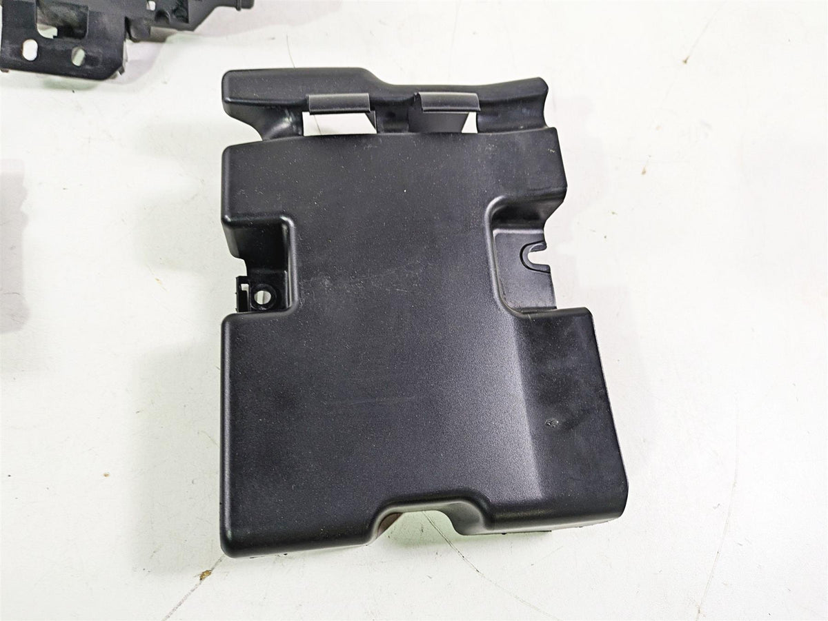 2009 Harley FXCWC Softail Rocker Electrical Carrier Holder Stay Set 70387-08 {{ shop.shopifyCountryName }} - Mototech271
