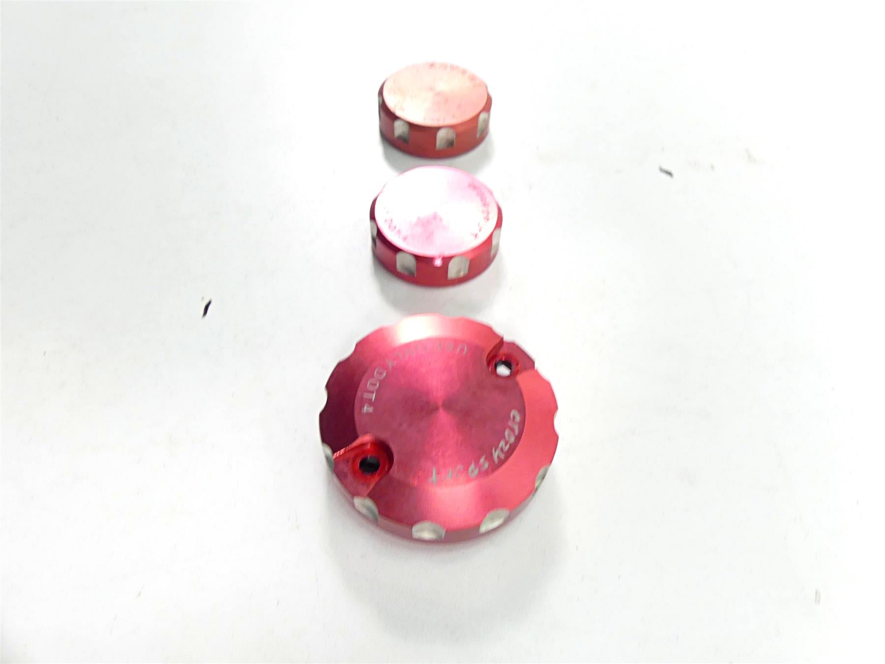 2012 Ducati Monster 1100 EVO Crazy Sports Red Clutch Brake Master Reservoir Lid {{ shop.shopifyCountryName }} - Mototech271