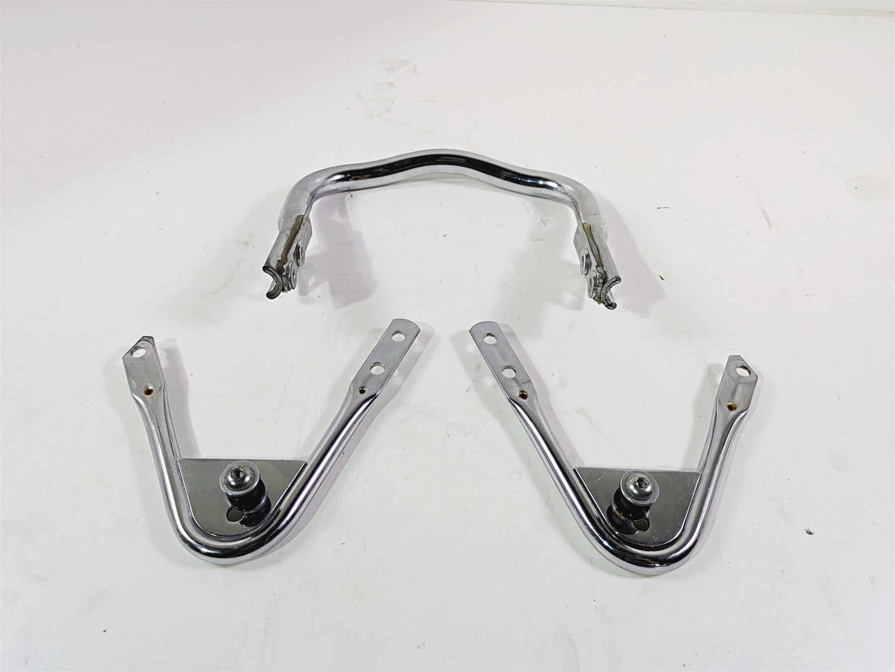 2007 Harley Touring FLHRSE CVO Road King Rear Luggage Rack + Mounts 53956-07