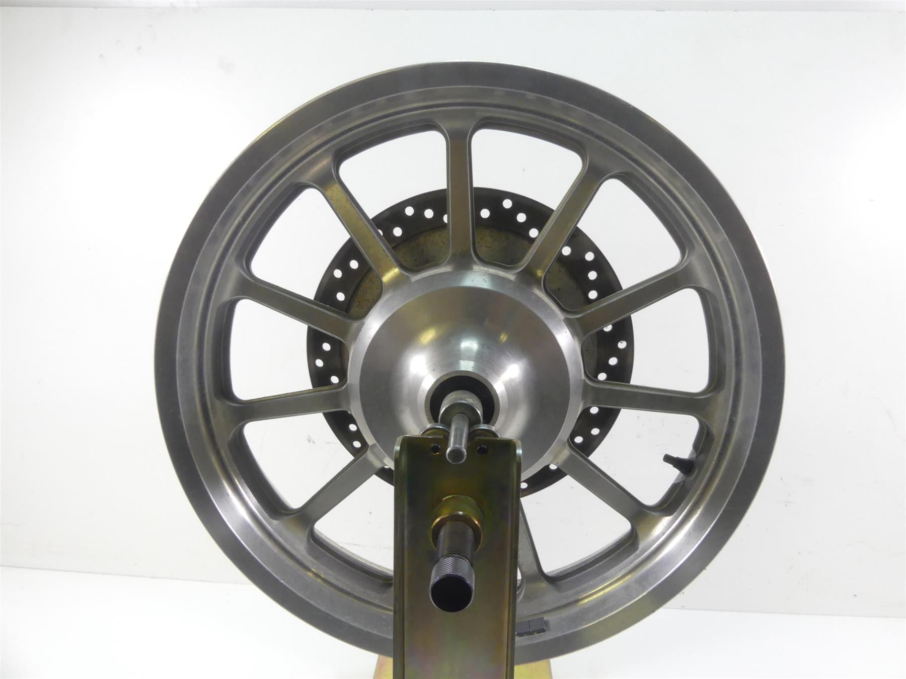 1998 Honda Shadow VT1100T Straight 18x3.5 Front Wheel Rim 42650-MBC-010 {{ shop.shopifyCountryName }} - Mototech271