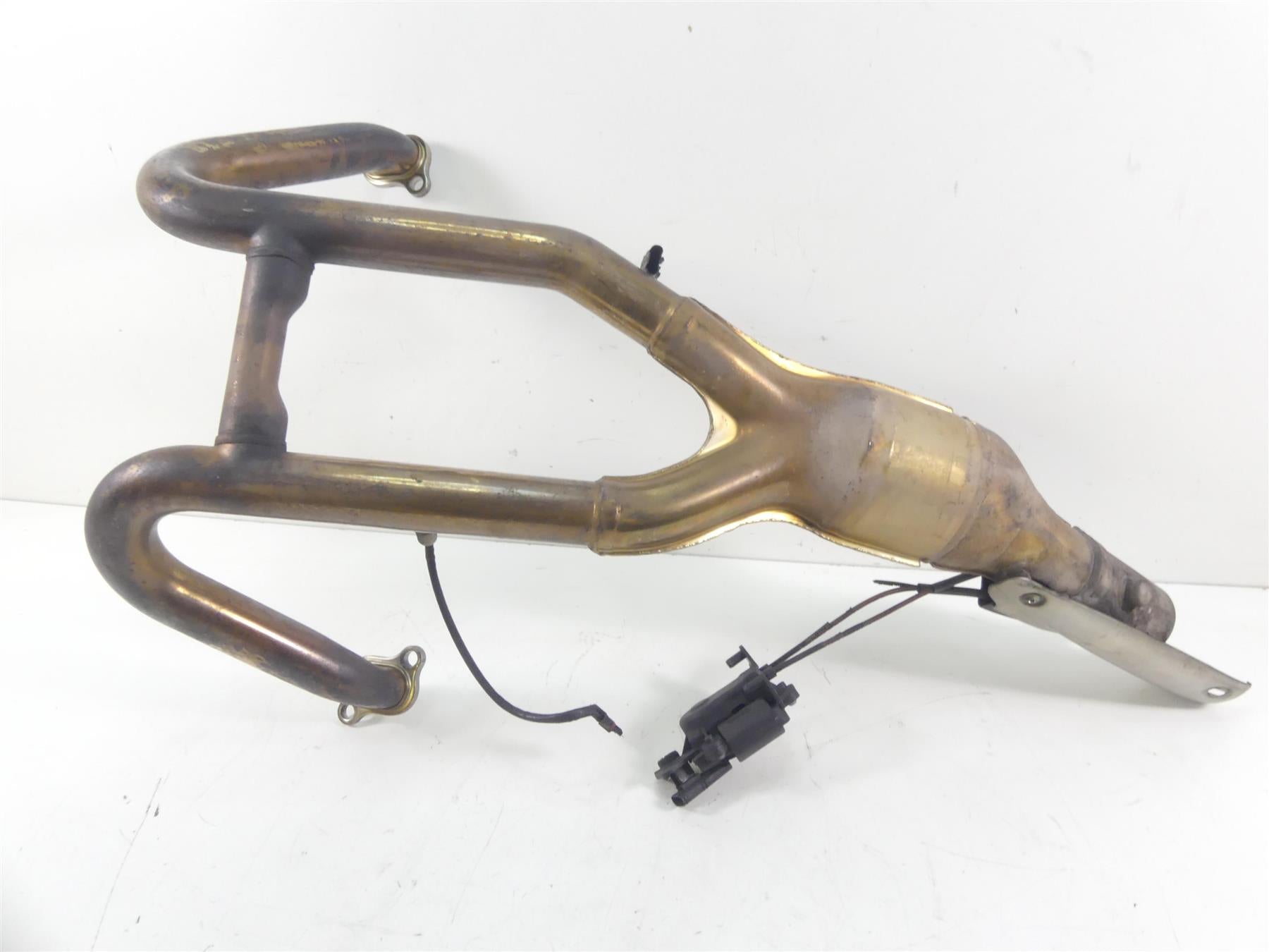 2017 BMW R1200GS GSW K50 Polished Exhaust Header Pipe & Servo Motor 18518555261 {{ shop.shopifyCountryName }} - Mototech271