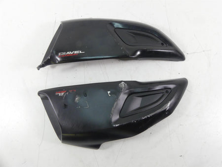 2015 Ducati Diavel Carbon Red Right Left Air Duct Cover Set - Read 48017031AA {{ shop.shopifyCountryName }} - Mototech271