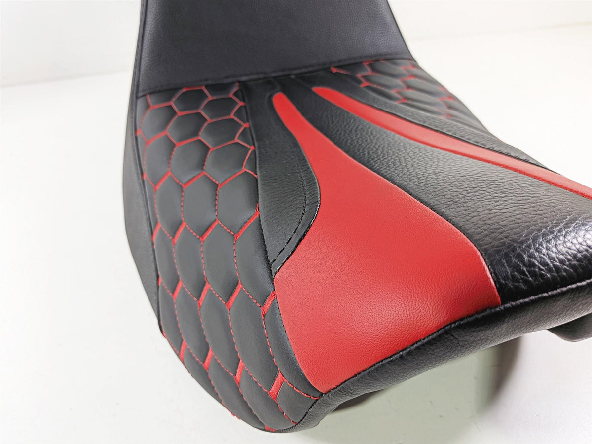 2008 Harley FXDSE CVO Dyna C.C. Rider Red Step Up Seat Saddle S11-Mototech271