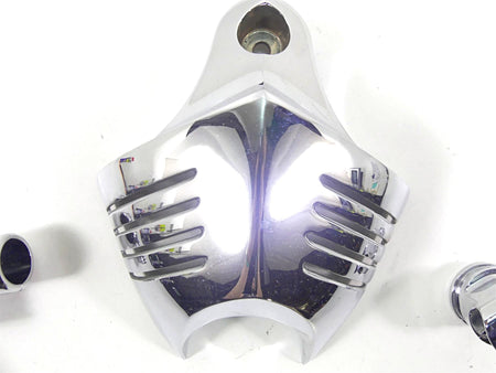 2007 Harley Touring FLHRSE CVO Road King Kuryakyn Chrome V Horn Cover 8128 {{ shop.shopifyCountryName }} - Mototech271