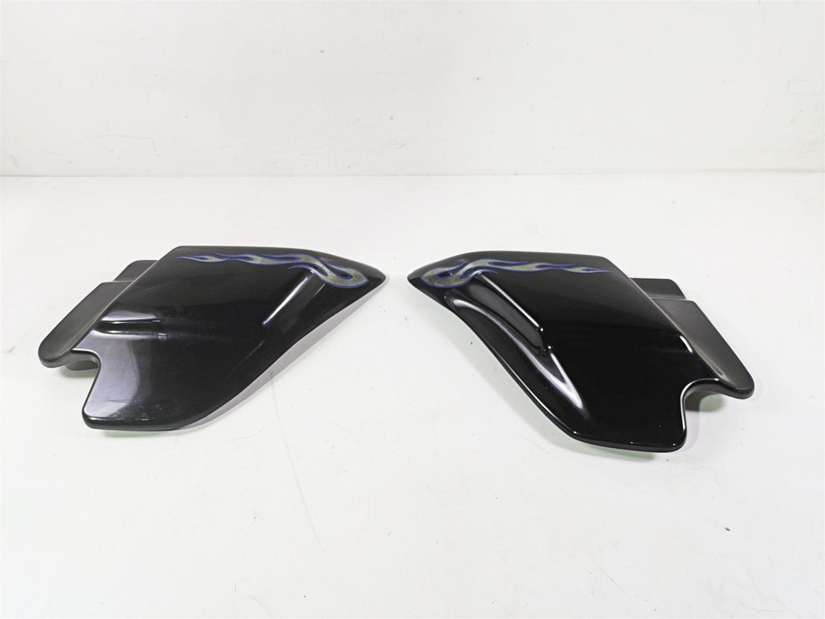 2007 Harley Touring FLHRSE CVO Road King Side Covers Fairings Black Ice 66048-97 {{ shop.shopifyCountryName }} - Mototech271