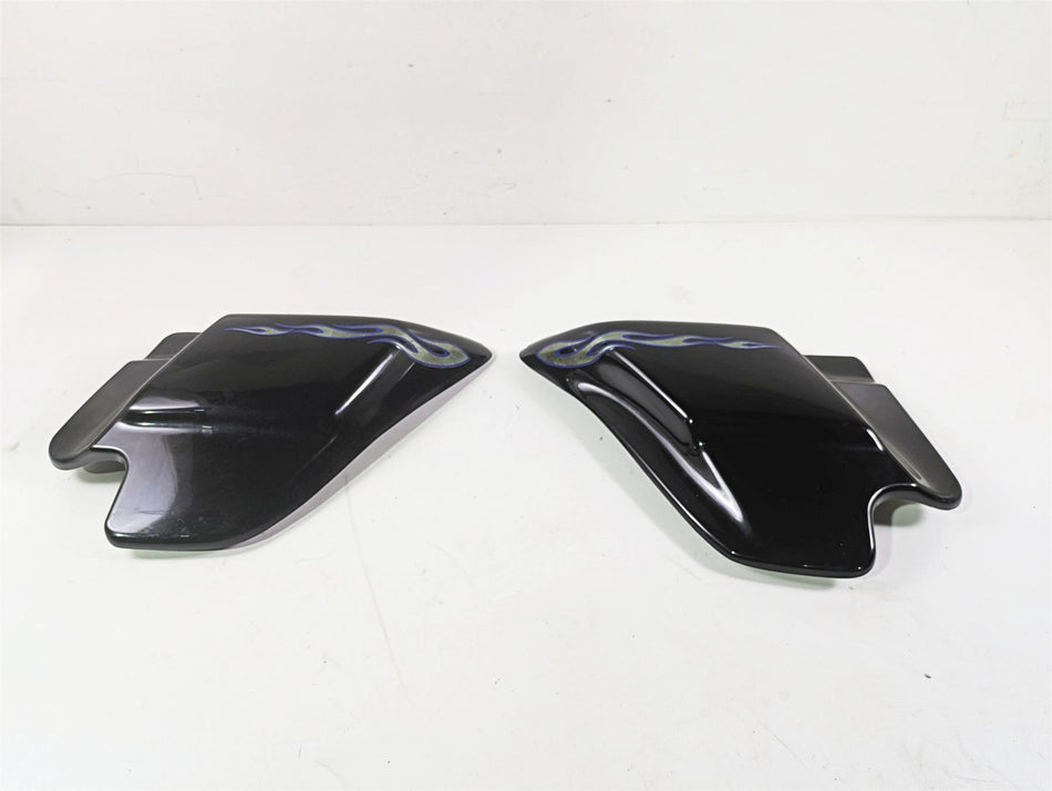 2007 Harley Touring FLHRSE CVO Road King Side Covers Fairings Black Ice 66048-97 {{ shop.shopifyCountryName }} - Mototech271