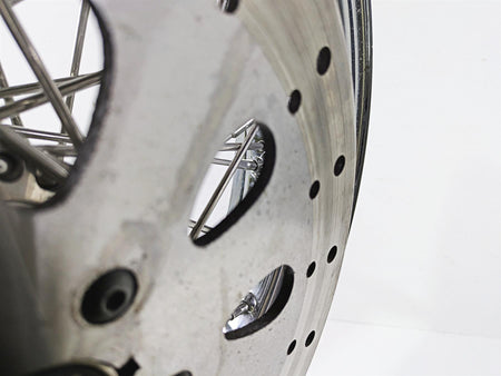 2002 Indian Spirit Deluxe Spoke Front Wheel Rim & Rotor 16x3.5 1mm Runout 21-950 {{ shop.shopifyCountryName }} - Mototech271