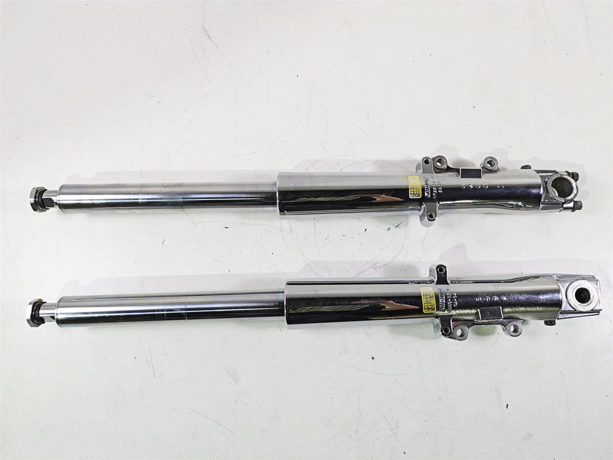 2011 Harley Touring FLHTCUSE CVO E-Glide Chrome Front Fork Leg Set 48790-09 {{ shop.shopifyCountryName }} - Mototech271
