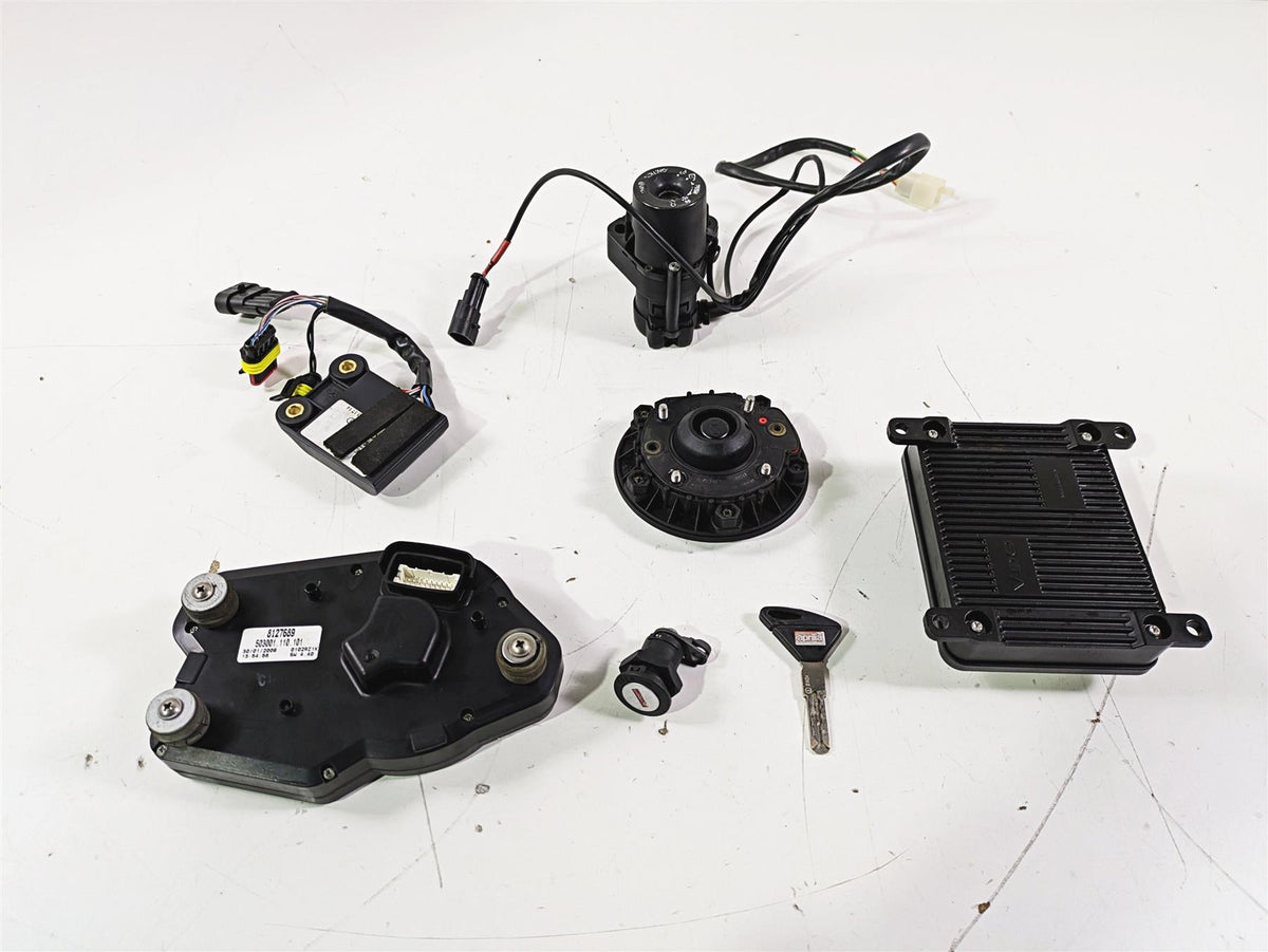 2008 Aprilia RSVR 1000 Factory Gauge Cdi Immobilizer Key Set AP8127689 AP0266536 {{ shop.shopifyCountryName }} - Mototech271