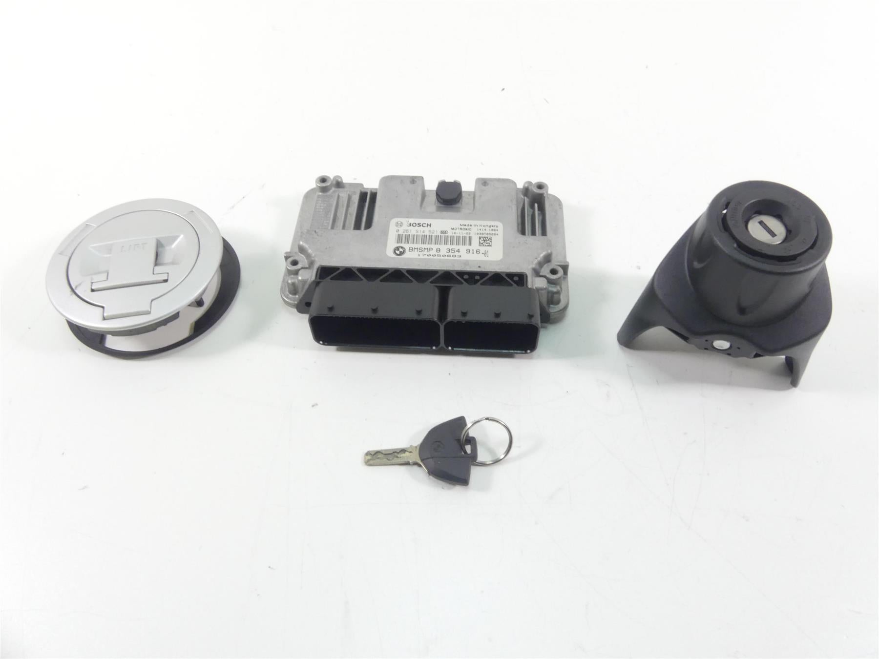 2017 BMW RnineT Racer K32 Cdi Ecu Ecm Ignition Switch Key Tank Cap Set 8354916