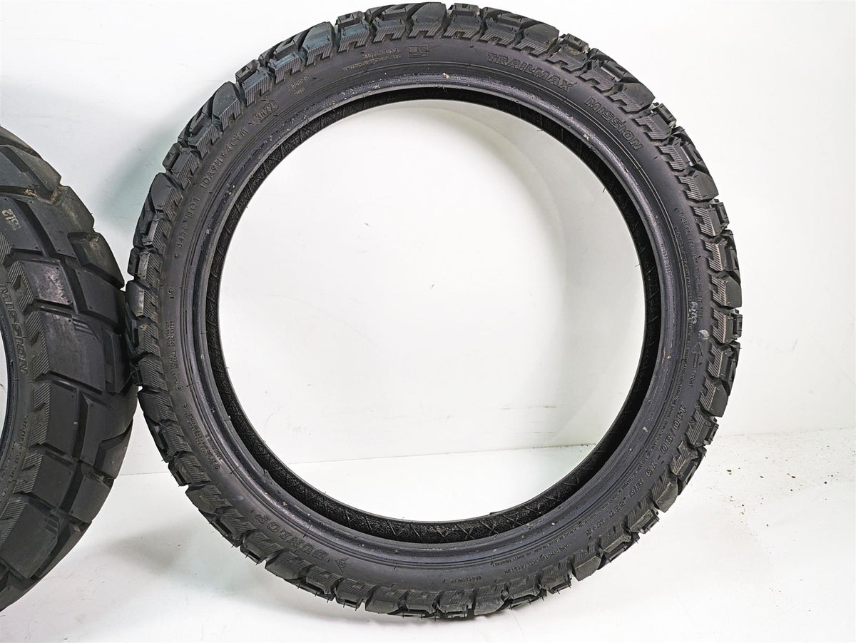 Used Motorcycle Tire Set Dunlop Trailmax Mission 1507017 1108019 {{ shop.shopifyCountryName }} - Mototech271