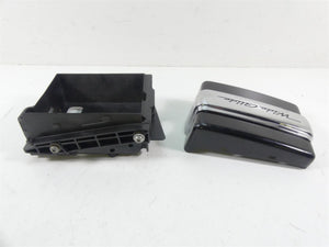 2013 Harley FXDWG Dyna Wide Glide Right Battery Tray & Chrome Cover 66366-06