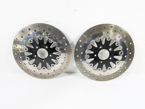 2009 Harley Touring FLHX Street Glide Front Brake Disc Rotor Set 41500048 | Mototech271