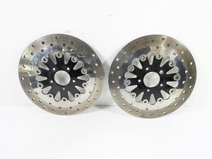 2009 Harley Touring FLHX Street Glide Front Brake Disc Rotor Set 41500048 | Mototech271