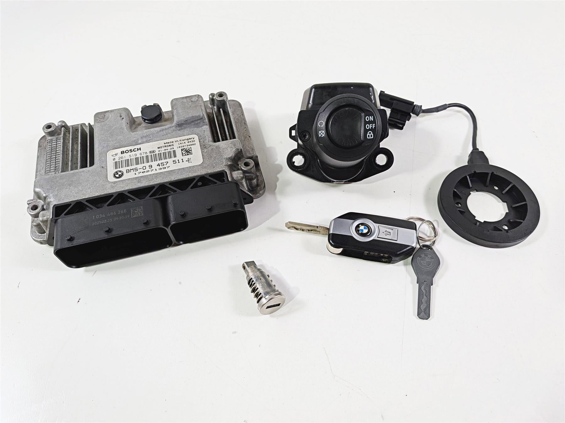 2021 BMW R1250GS K51 Adventure Cdi Ecm Handsfree Ignition Switch Key 13619457511-Mototech271