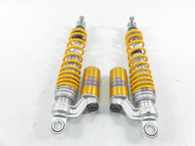 Load image into Gallery viewer, 2017 Triumph Thruxton 1200R Rear Ohlins Suspension Shock Damper 15.5&quot; Set T2050392
