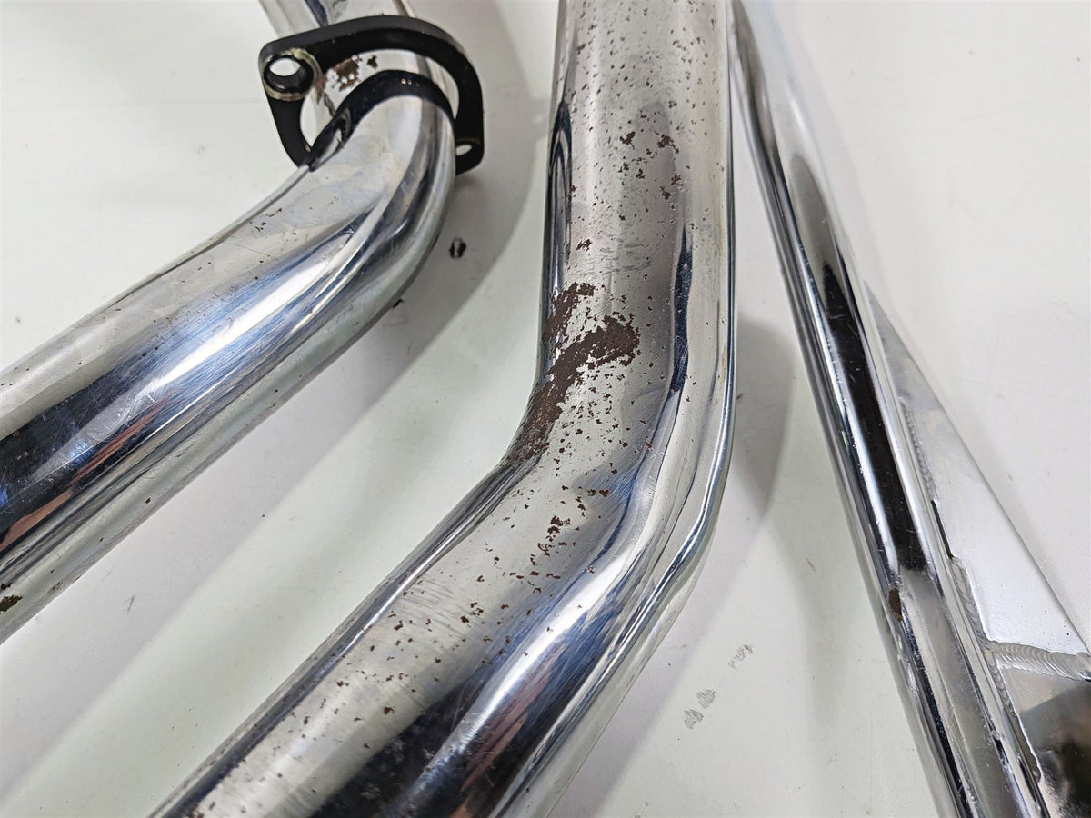 2003 Harley Sportster XL1200 Drag Pipes Slash Cut Exhaust System {{ shop.shopifyCountryName }} - Mototech271