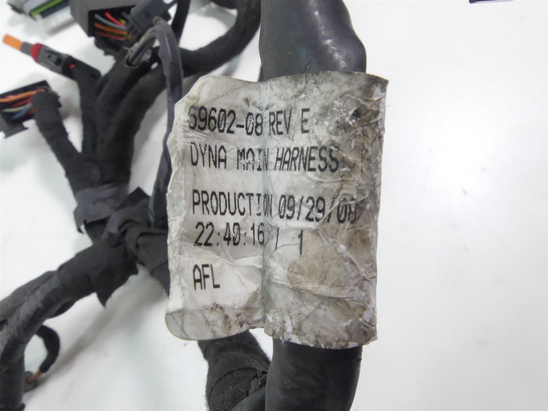 2009 Harley FXDL Dyna Low Rider Wiring Harness Loom - Cuts 69602-08 {{ shop.shopifyCountryName }} - Mototech271