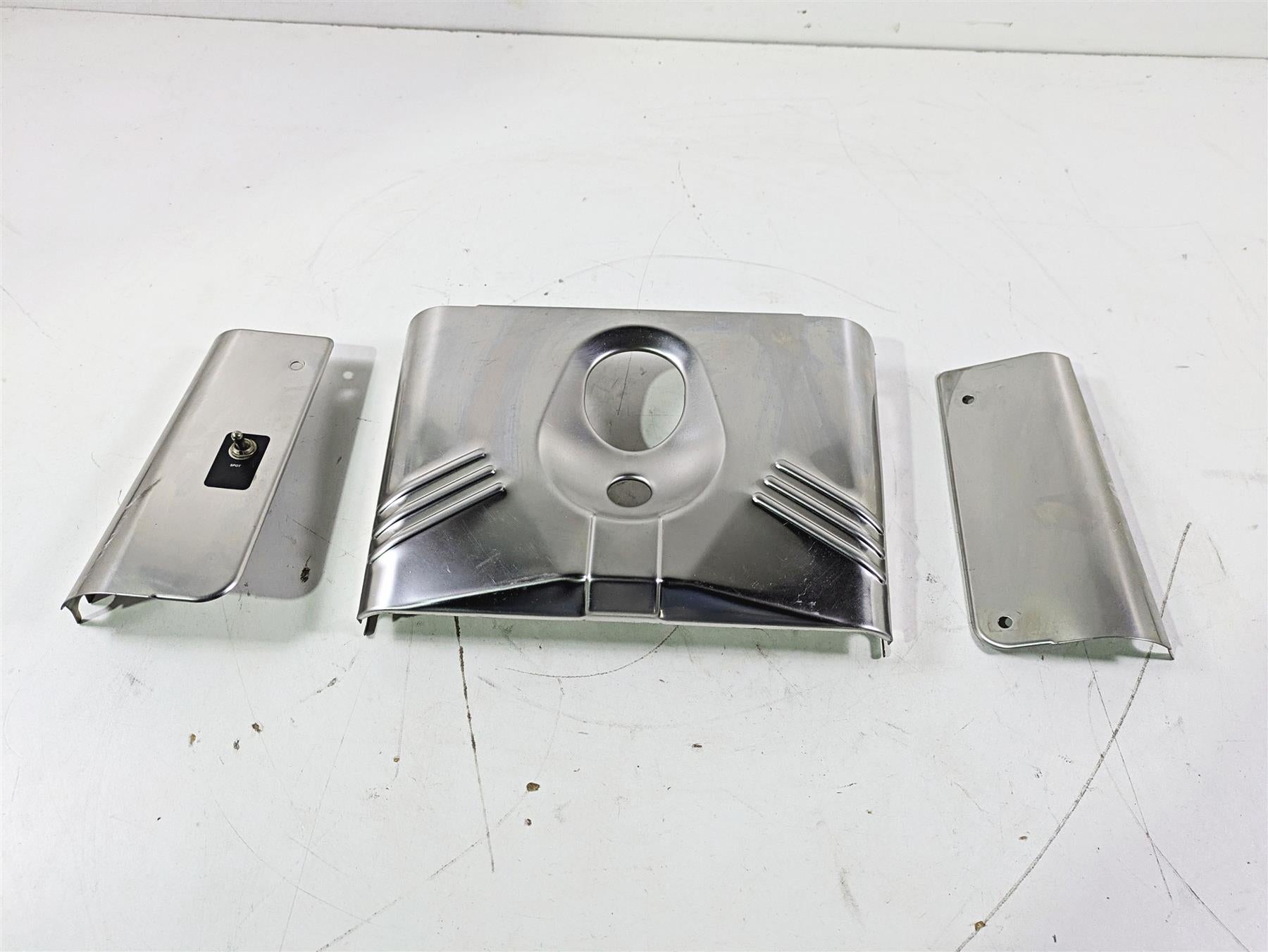2008 Harley FLSTC 105TH Softail Heritage Headlight Head Lamp Cover Set 67808-86 {{ shop.shopifyCountryName }} - Mototech271