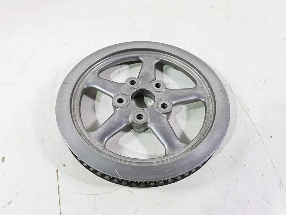 2009 Harley FXCWC Softail Rocker Rear Drive Belt Pulley 66T 1" 40585-08 {{ shop.shopifyCountryName }} - Mototech271