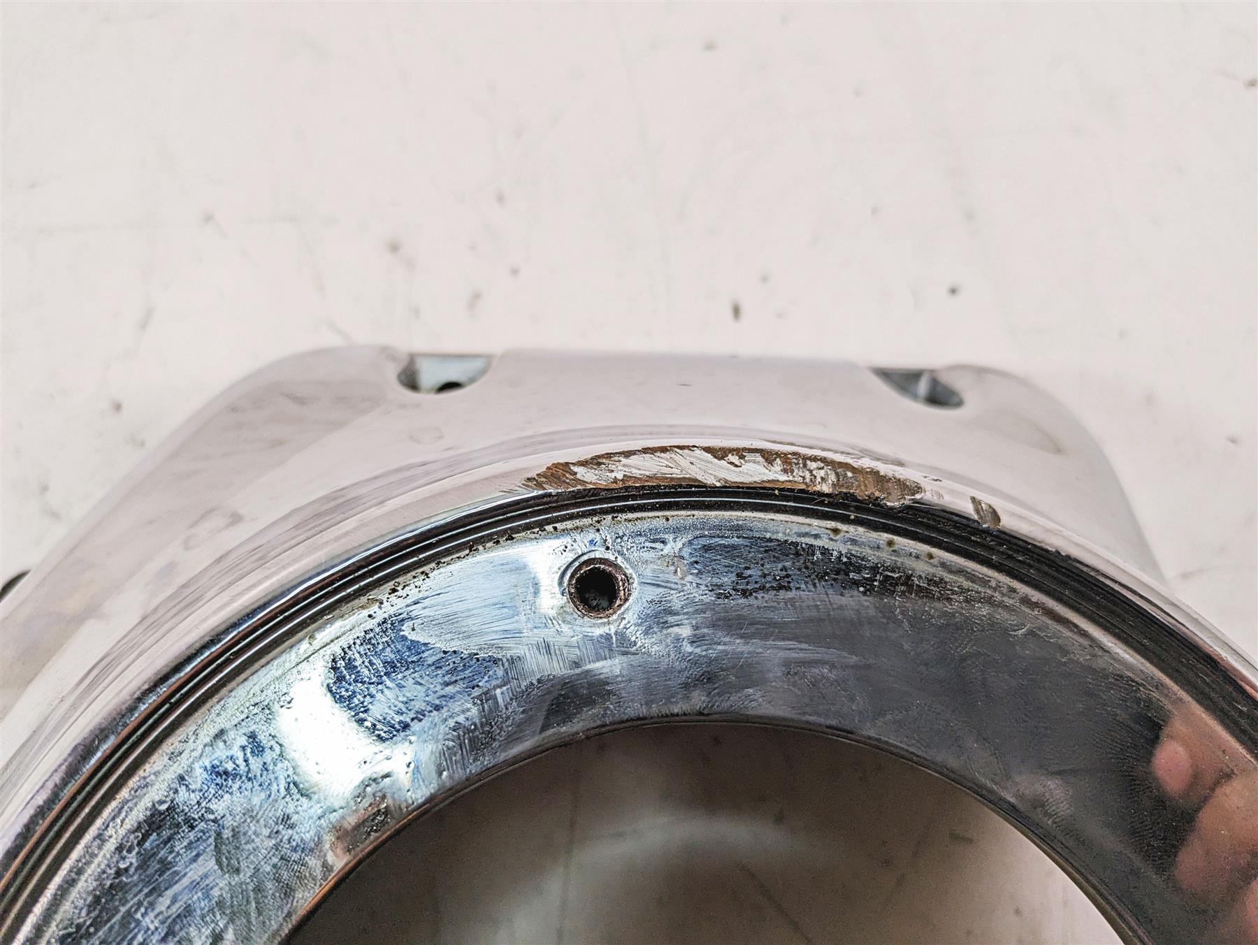 2009 Harley FXCWC Softail Rocker C Outer Primary Drive Clutch Cover 60784-06 {{ shop.shopifyCountryName }} - Mototech271