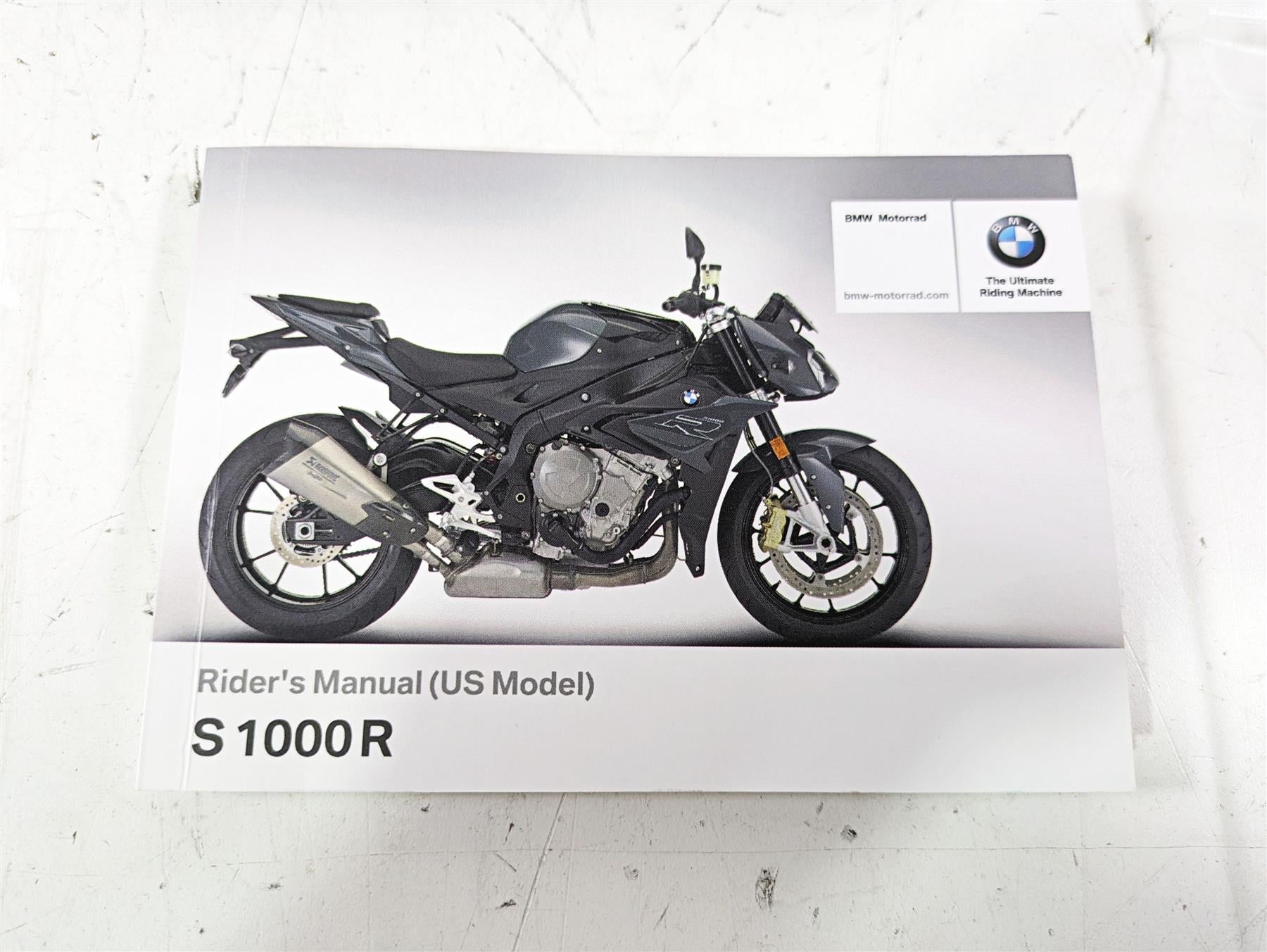2017 BMW S1000R K47 Owners Manual Booklet & Bag Set 01408387927 {{ shop.shopifyCountryName }} - Mototech271