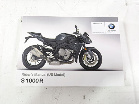 2017 BMW S1000R K47 Owners Manual Booklet & Bag Set 01408387927 {{ shop.shopifyCountryName }} - Mototech271