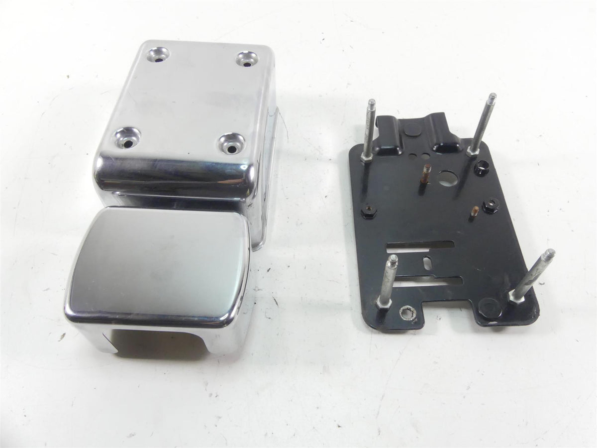 1998 Harley Dyna FXDL Low Rider Electrical Box Carrier + Chrome Cover 66333-90 {{ shop.shopifyCountryName }} - Mototech271
