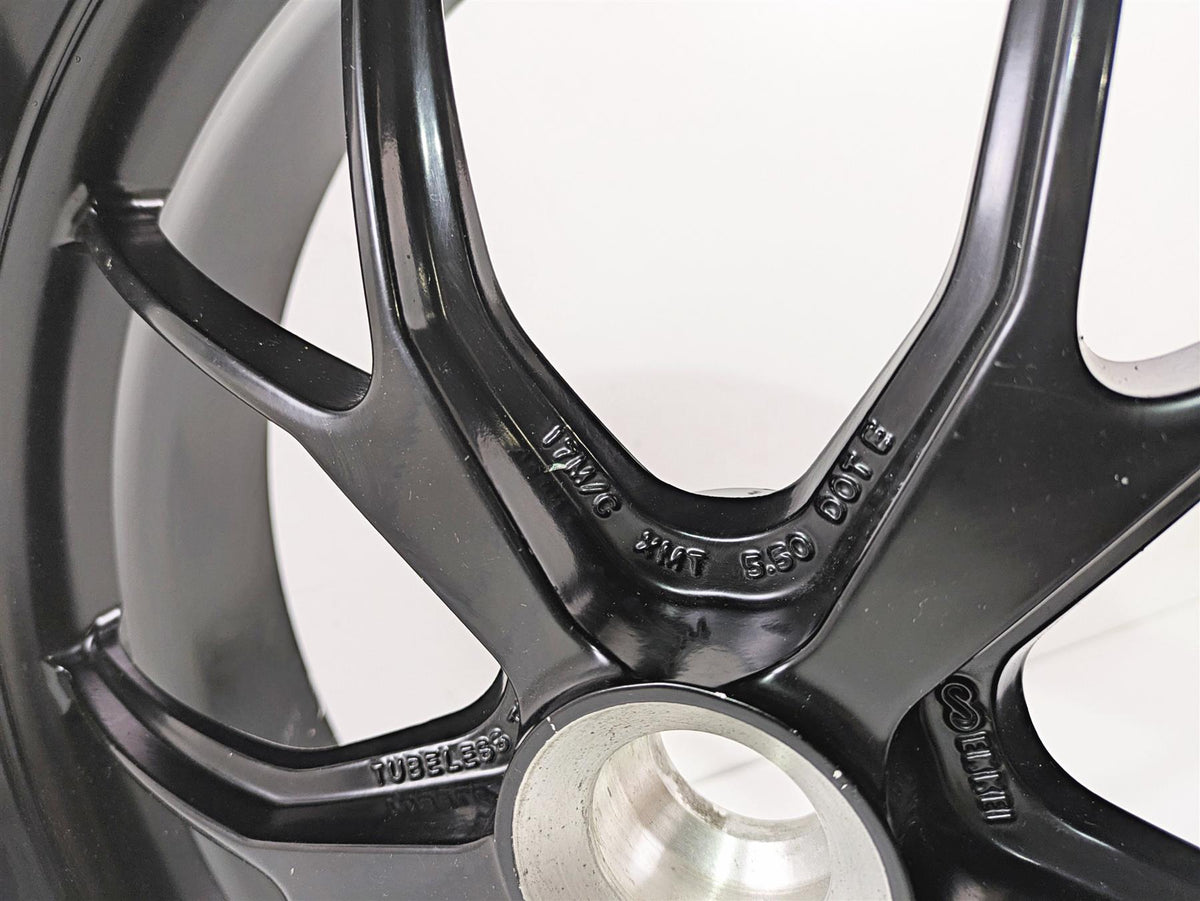 2012 Ducati Streetfighter 848 Straight Rear Wheel Rim 17x5.5 Enkei 50211331AB {{ shop.shopifyCountryName }} - Mototech271