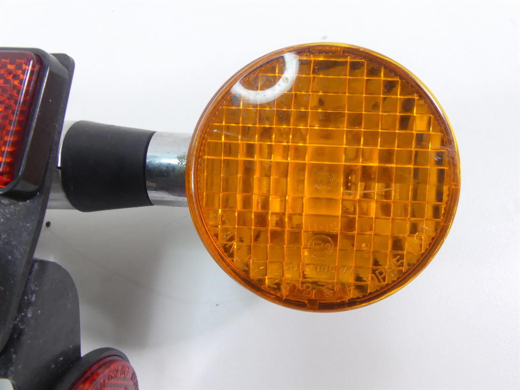 2007 Honda VT1100 C2 Shadow Rear Blinker Bar Plate Holder Set 33600-MBA-612 {{ shop.shopifyCountryName }} - Mototech271