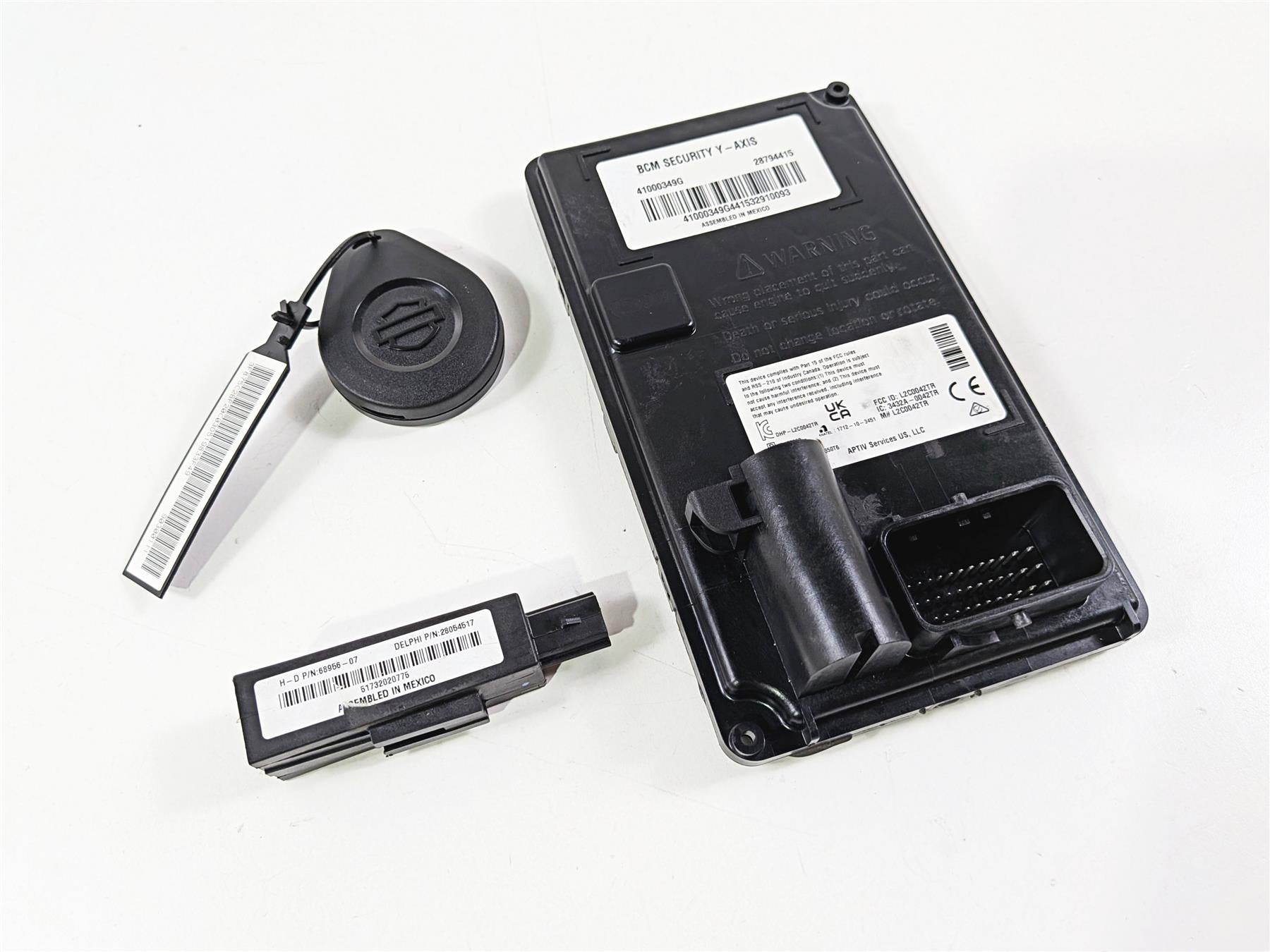 2024 Harley FXLRS Dyna Low Rider Bcm Security Y-Axis Module Fob Set 41000349G-Mototech271