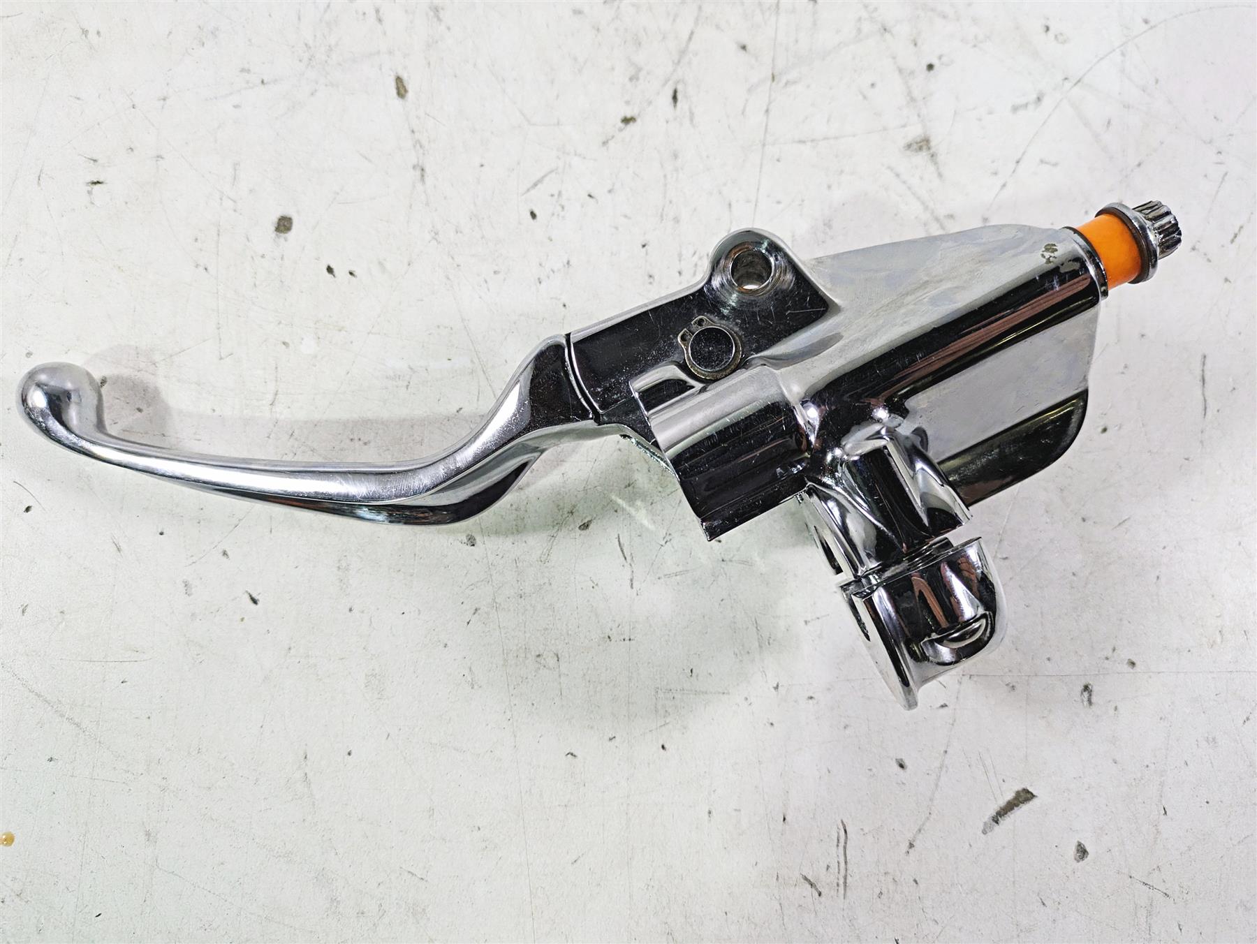 2002 Harley FLSTC Softail Heritage Chrome Front Brake Master Cylinder 45019-96F {{ shop.shopifyCountryName }} - Mototech271