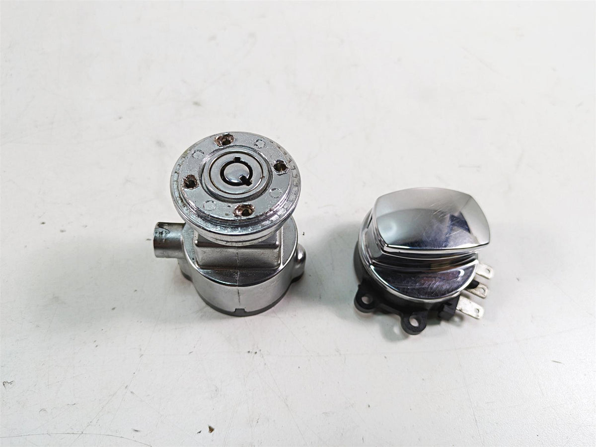 2009 Harley Dyna FXDFSE CVO Fat Bob Ignition Switch + Steering Lock VIN 71475-06 {{ shop.shopifyCountryName }} - Mototech271