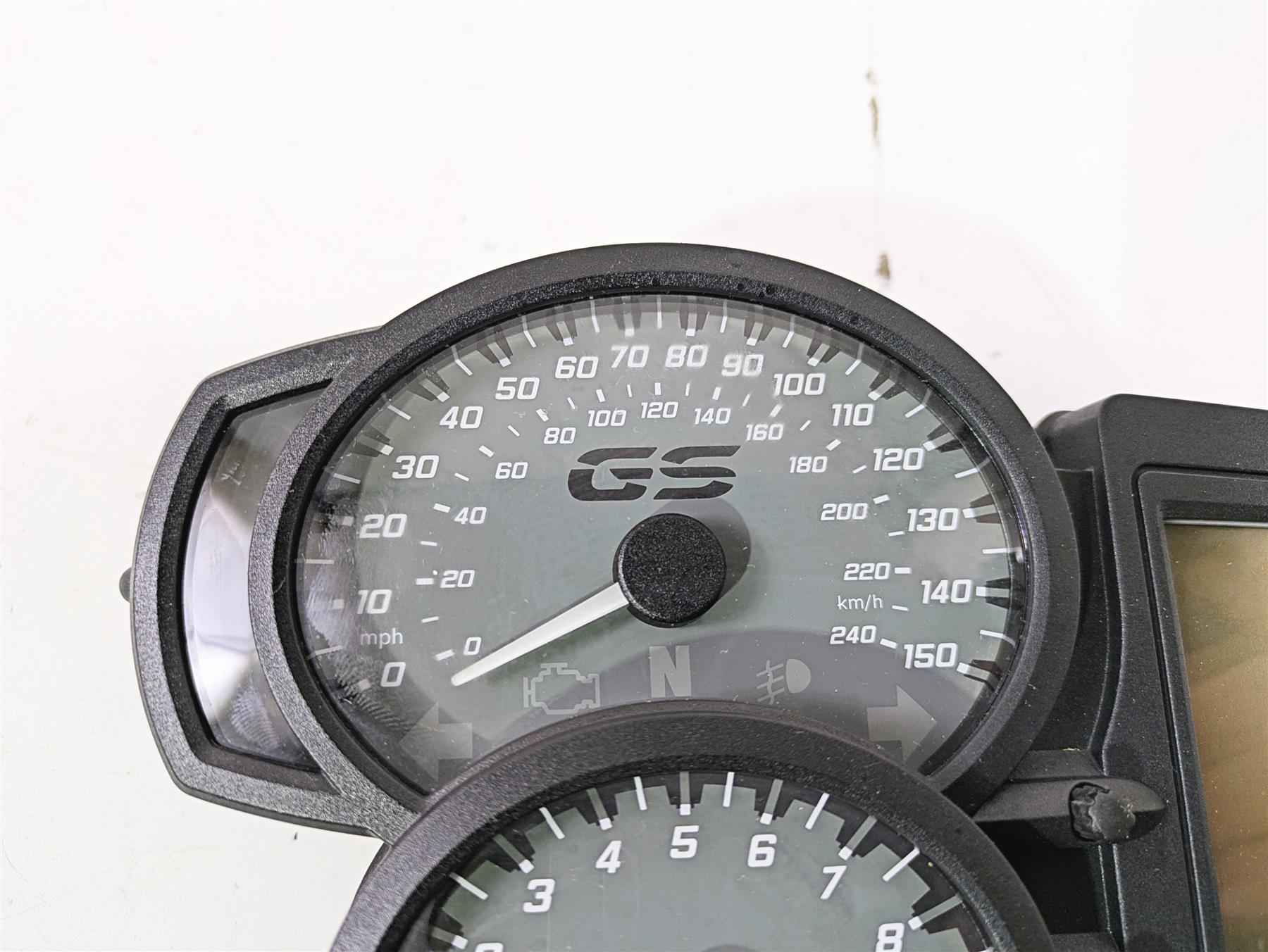 2017 BMW F800GS Adv K75 Speedometer Gauges Instrument 11K 62118555577 {{ shop.shopifyCountryName }} - Mototech271