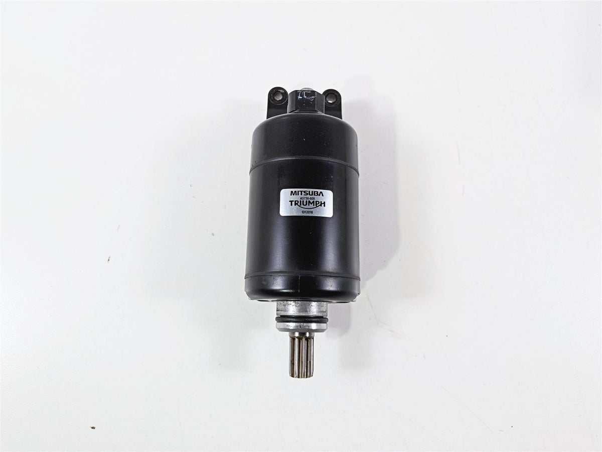 2019 Triumph Speed Triple RS 1050 Engine Starter Motor Mitsuba T1312016 {{ shop.shopifyCountryName }} - Mototech271