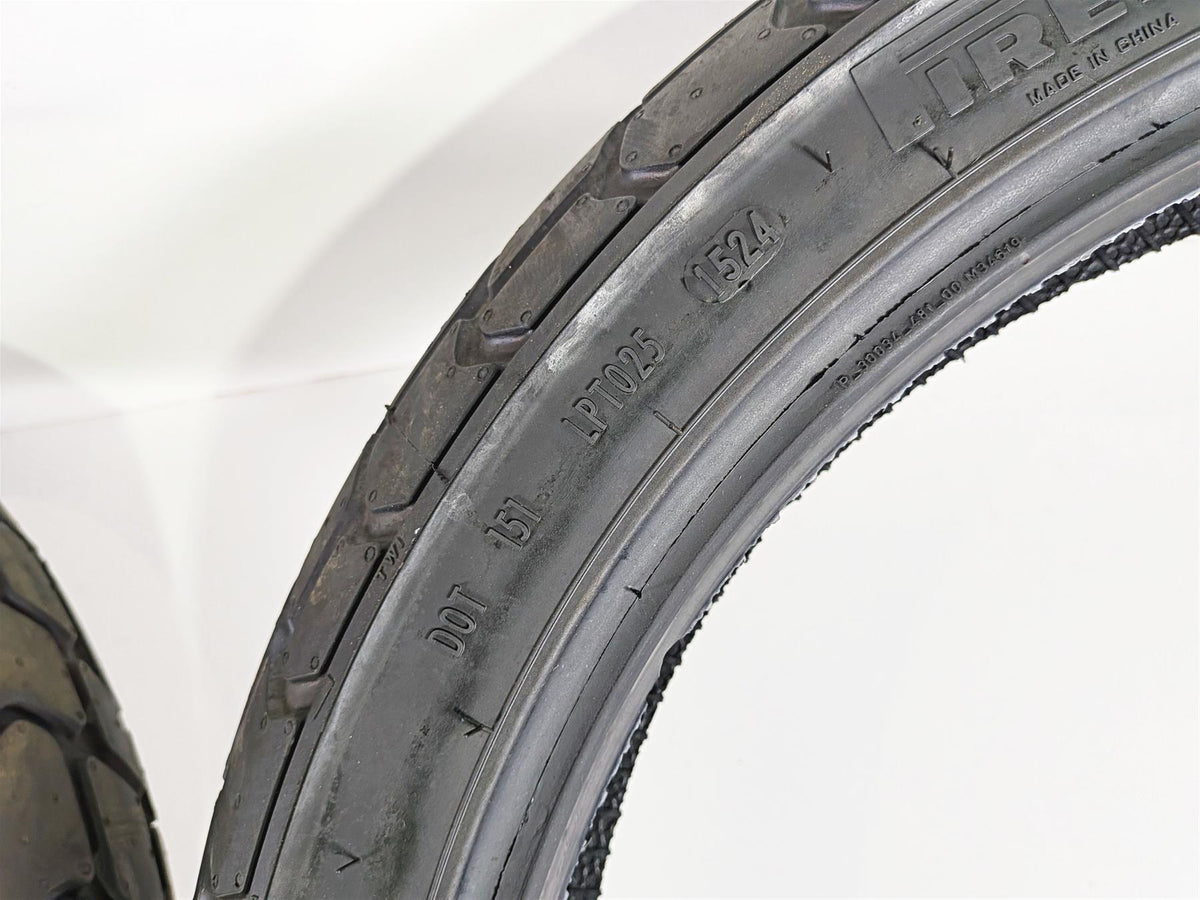 Used Front Rear Motorcycle Tire Set Pirelli Mt60 Rs 2504100-Mototech271